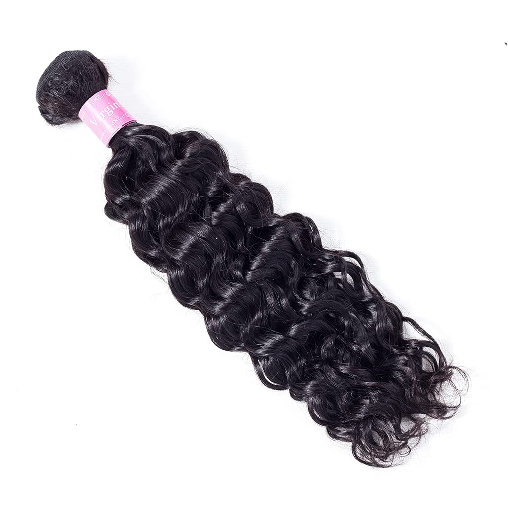 Water Wave 1 Bundle Human Hair Bundles Natural Color 100g/bundle