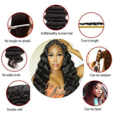 Loose Deep Wave 1 Bundle Human Hair Bundles Natural Color 100g/bundle