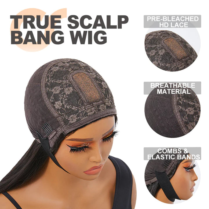 True Scalp Bang Bob Wig